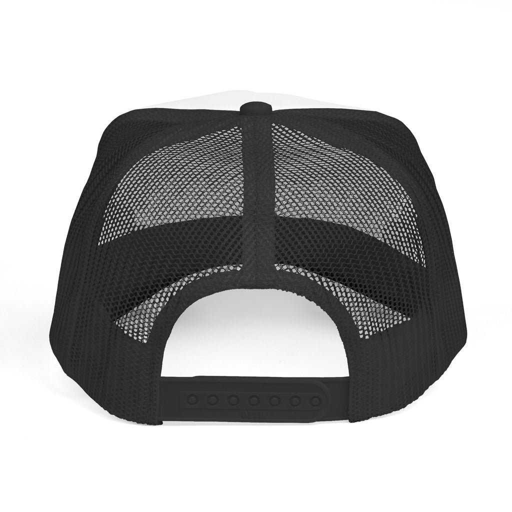 Blade and Bunny Trucker Hat — Gothic Logo Mesh Cap