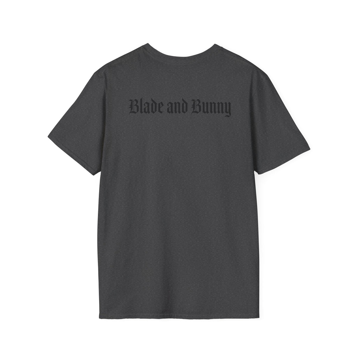 Cute Grunge Purple Stitched Bunny T-Shirt — "Blake and Bunny" Graphic Tee