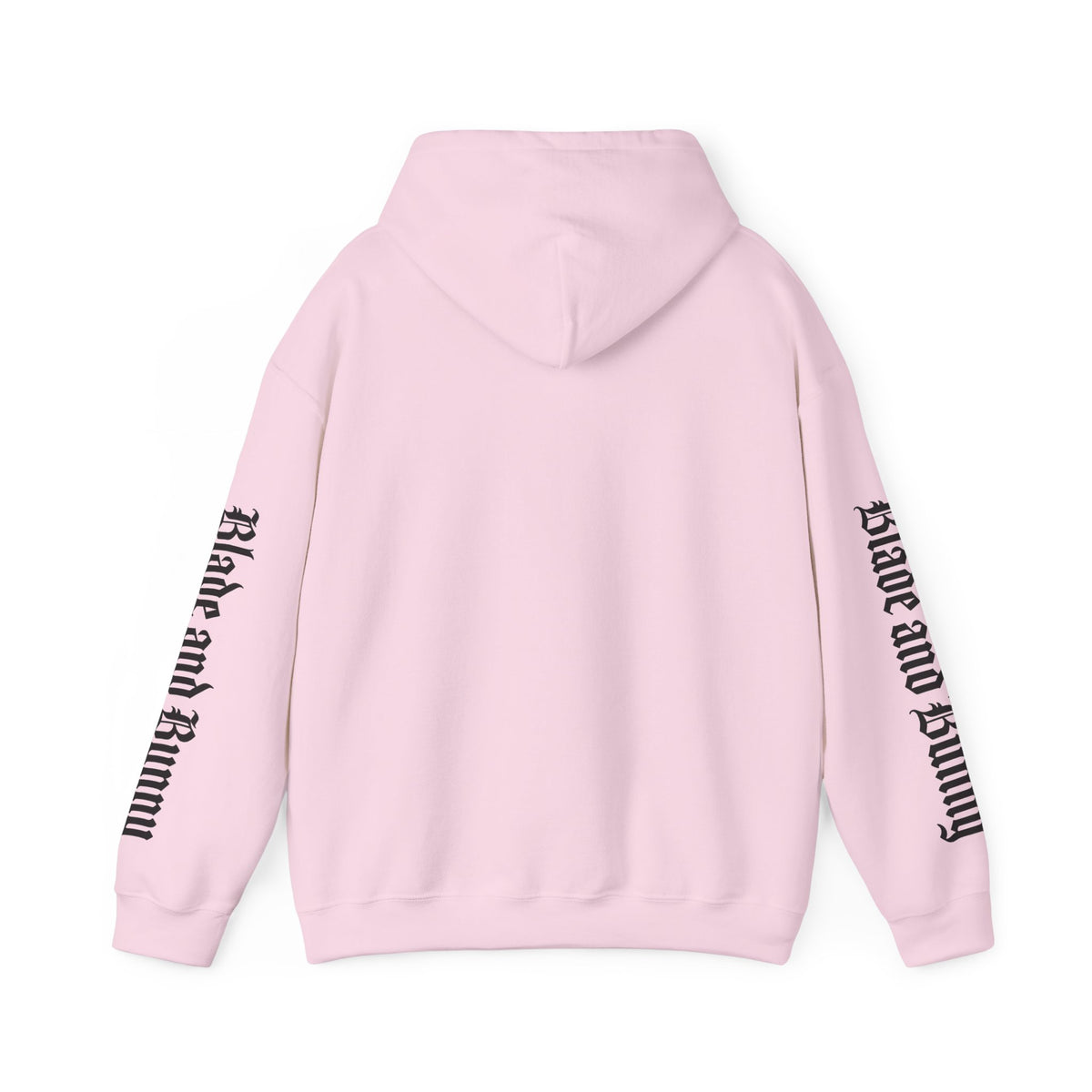 Blade and Bunny Hoodie — Gothic Purple Stitched Bunny Graphic Sweatshirt