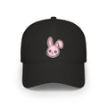 Embroidered Pink Bunny Baseball Cap — Cute Low-Profile Hat