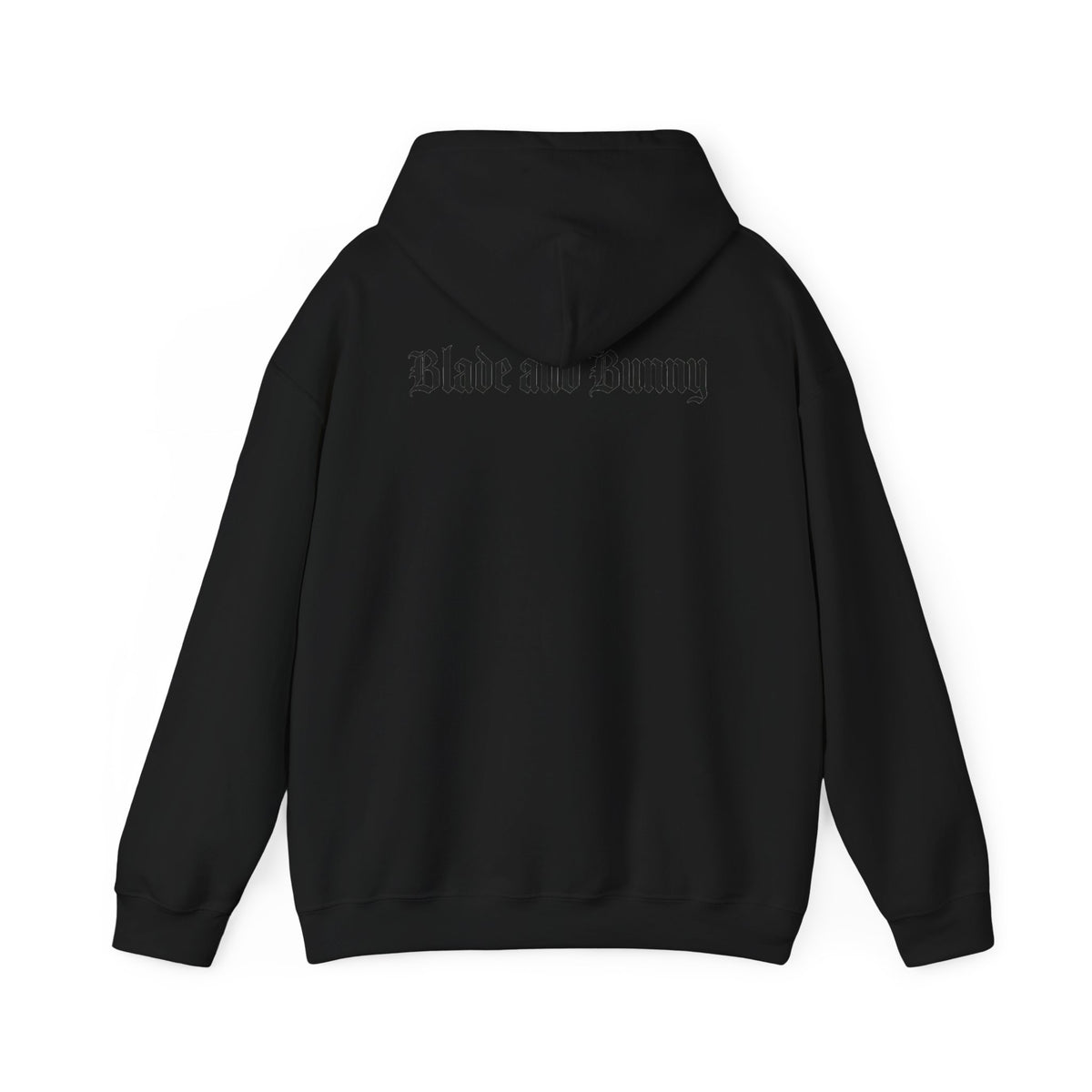 Horror Teddy Hoodie — Bloody Knife Plush Graphic Hooded Sweatshirt