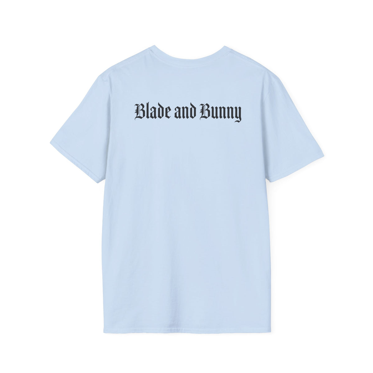 Cute Grunge Purple Stitched Bunny T-Shirt — "Blake and Bunny" Graphic Tee