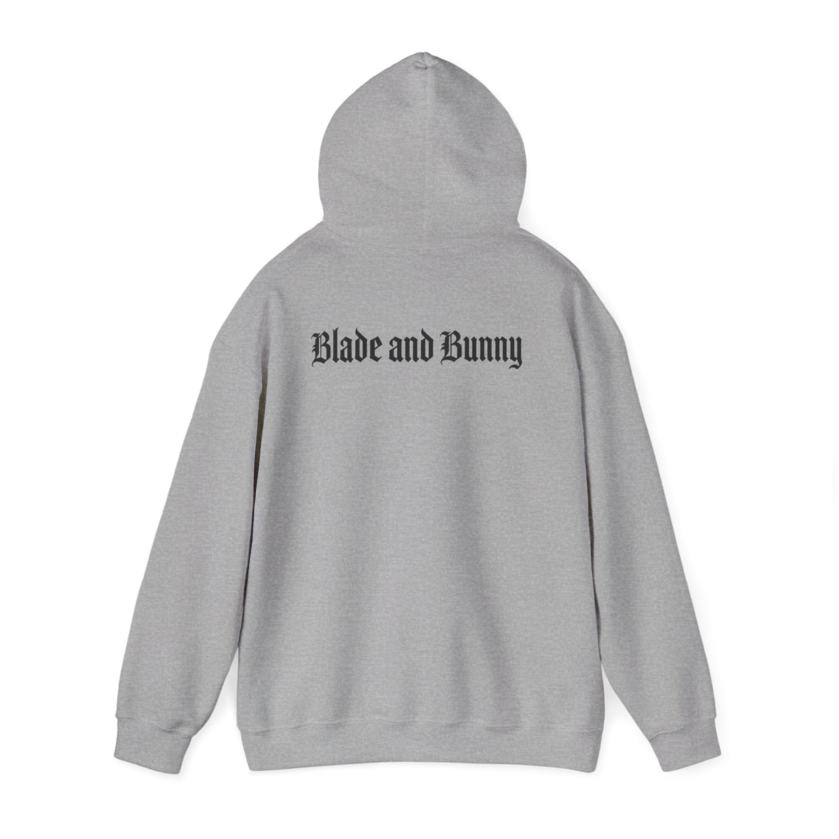 Horror Teddy Hoodie — Bloody Knife Plush Graphic Hooded Sweatshirt