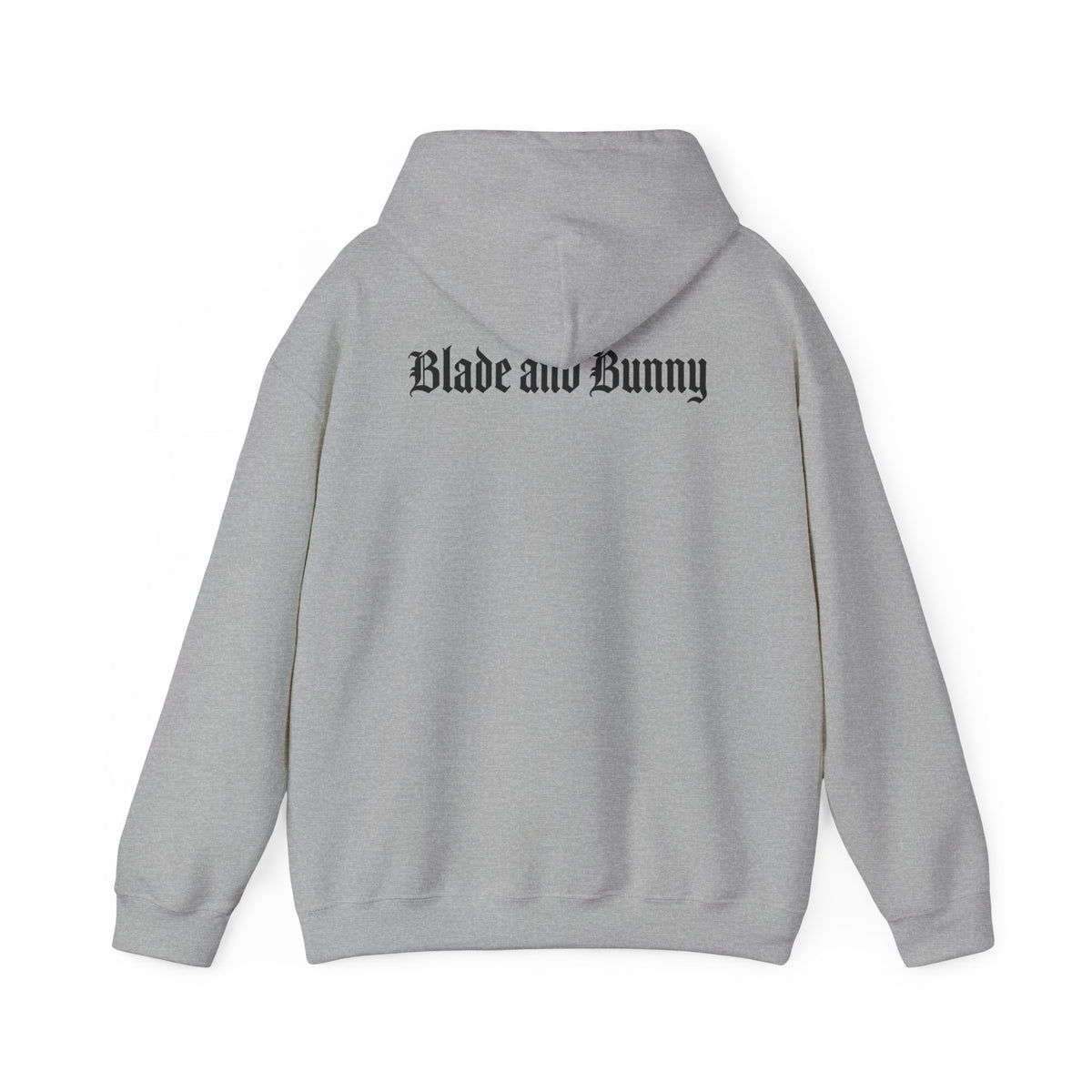 Horror Teddy Hoodie — Bloody Knife Plush Graphic Hooded Sweatshirt